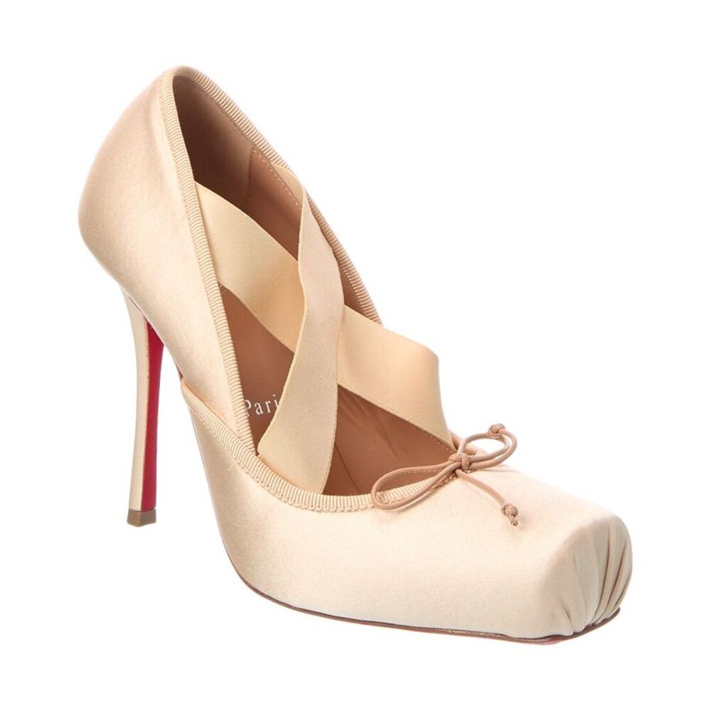 Christian Louboutin Cassiastic 100 Satin Pump